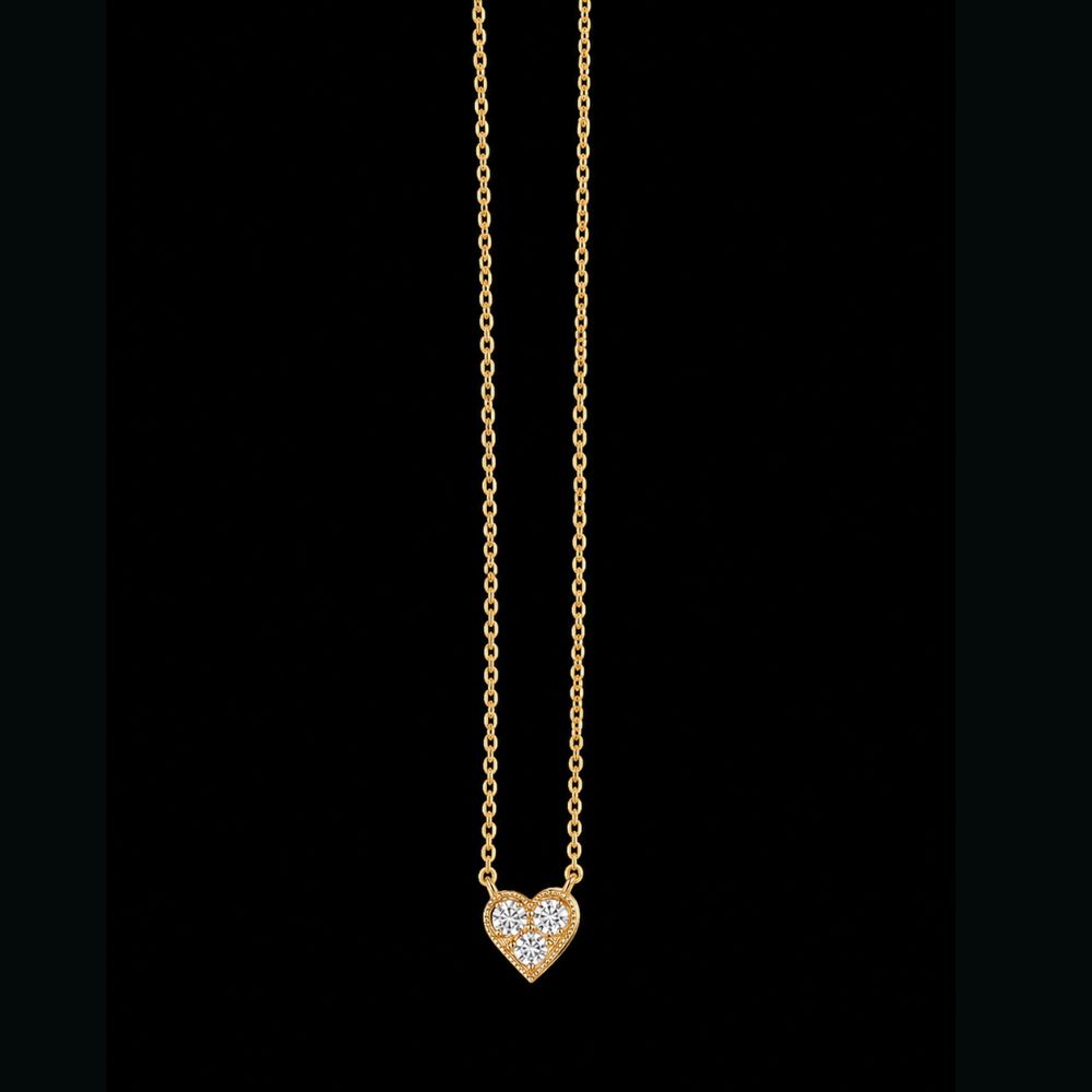 CARTIER GOLD TRIO-DIAMOND HEART